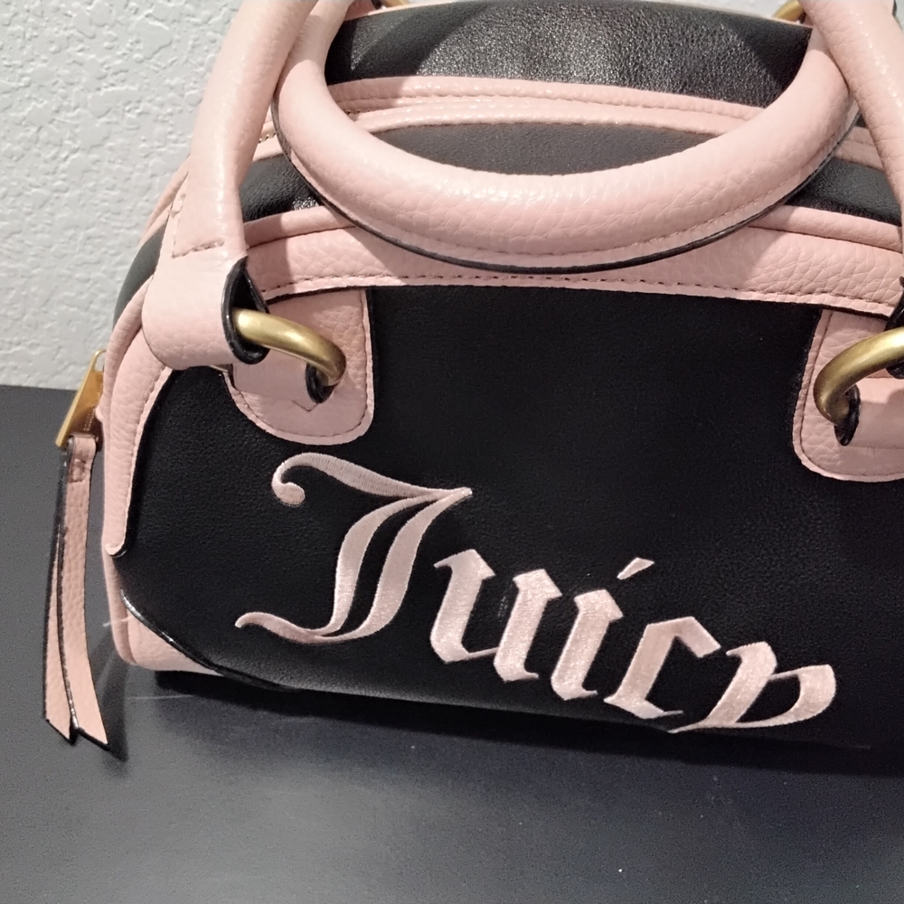 Juicy Couture Black and Pink Women's Bag